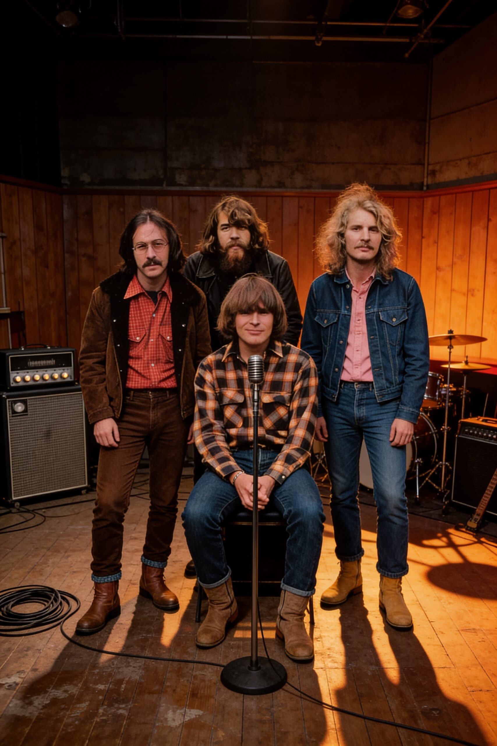 Creedence Clearwater Revival's 'The Working Man' from their 1968 debut album establishing John Fogerty's blue-collar narrative