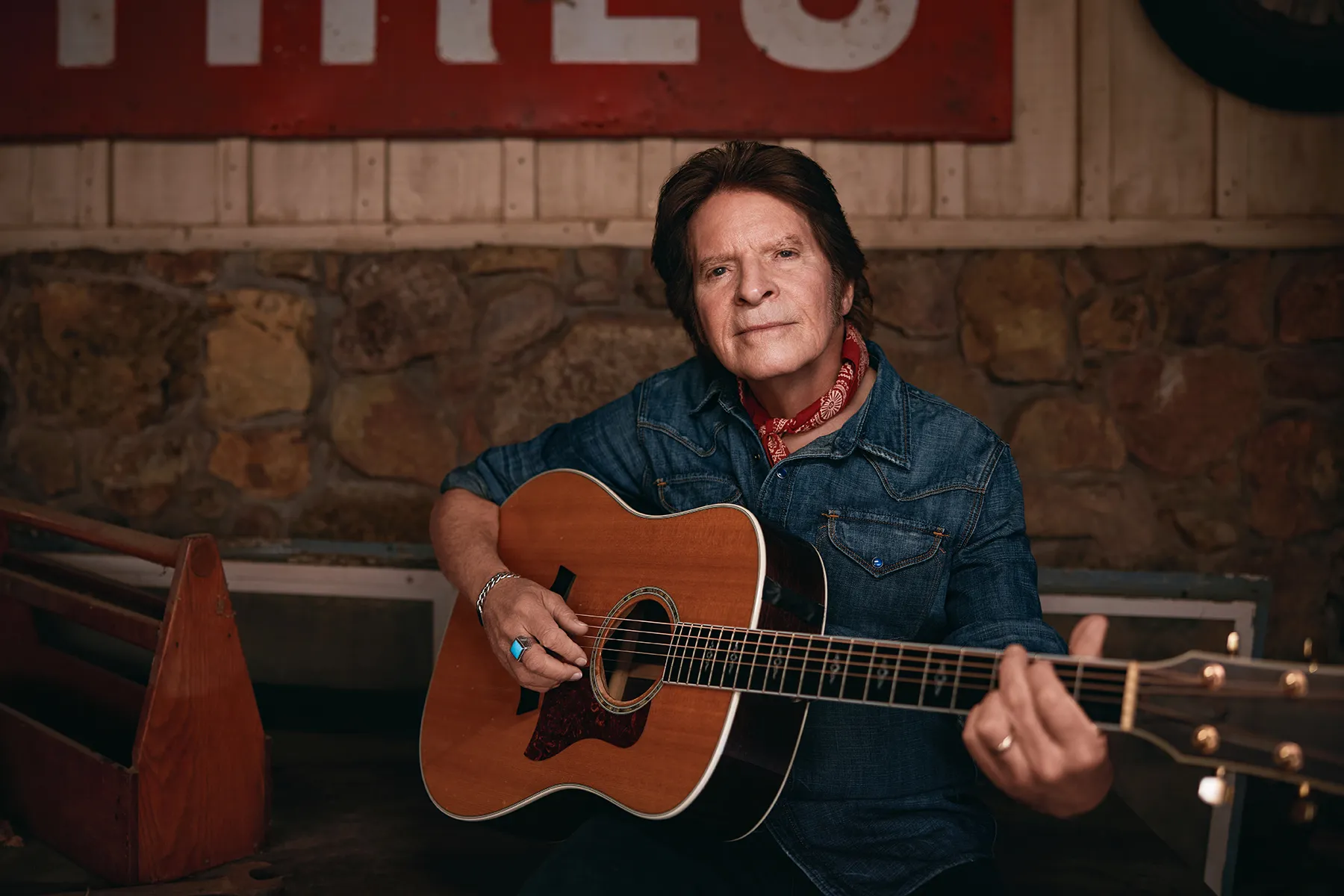 John Fogerty's "Mystic Highway" from the 2013 album Wrote a Song for Everyone as a rare late-career solo original amidst his retrospective duets