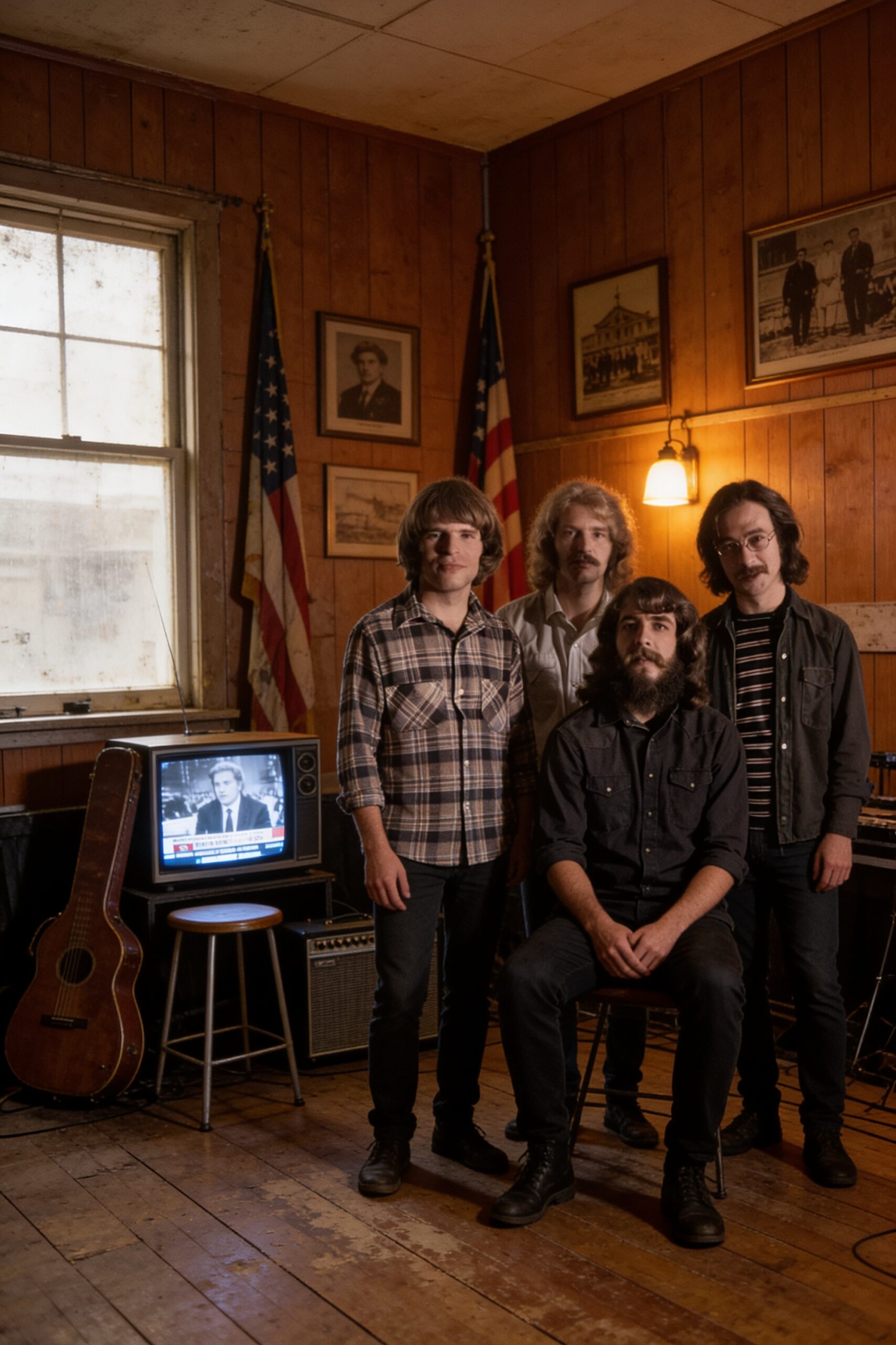 Creedence Clearwater Revival's cover of Arthur Crudup's "My Baby Left Me" on the 1970 album Cosmo's Factory