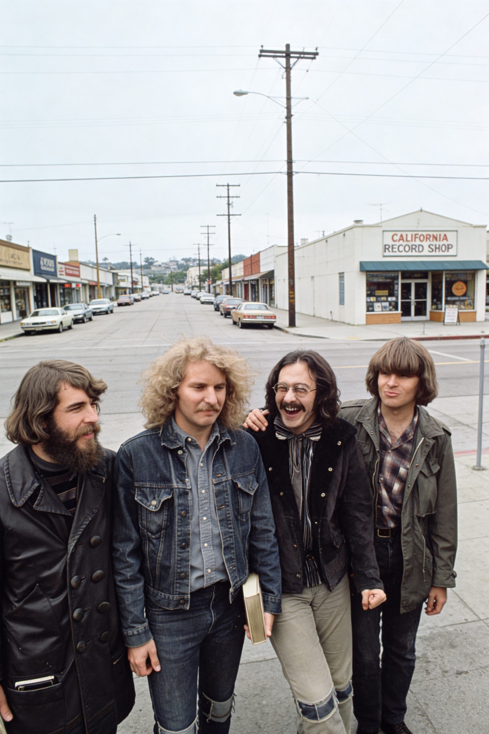 Creedence Clearwater Revival's cover of Wilson Pickett's "Ninety-Nine and a Half (Won't Do)" on their 1968 debut album, driven by John Fogerty's heavy R&B guitar arrangement