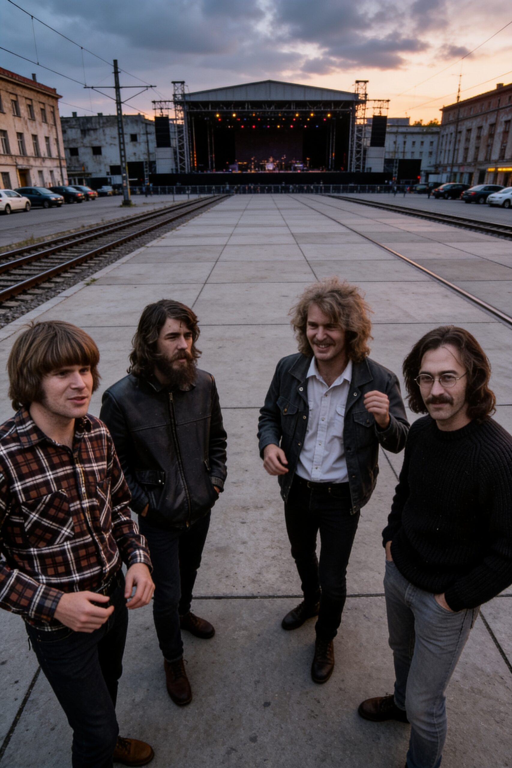 Creedence Clearwater Revival's "Sinister Purpose" from the 1969 album Green River as a dark and heavy deep cut written entirely by John Fogerty