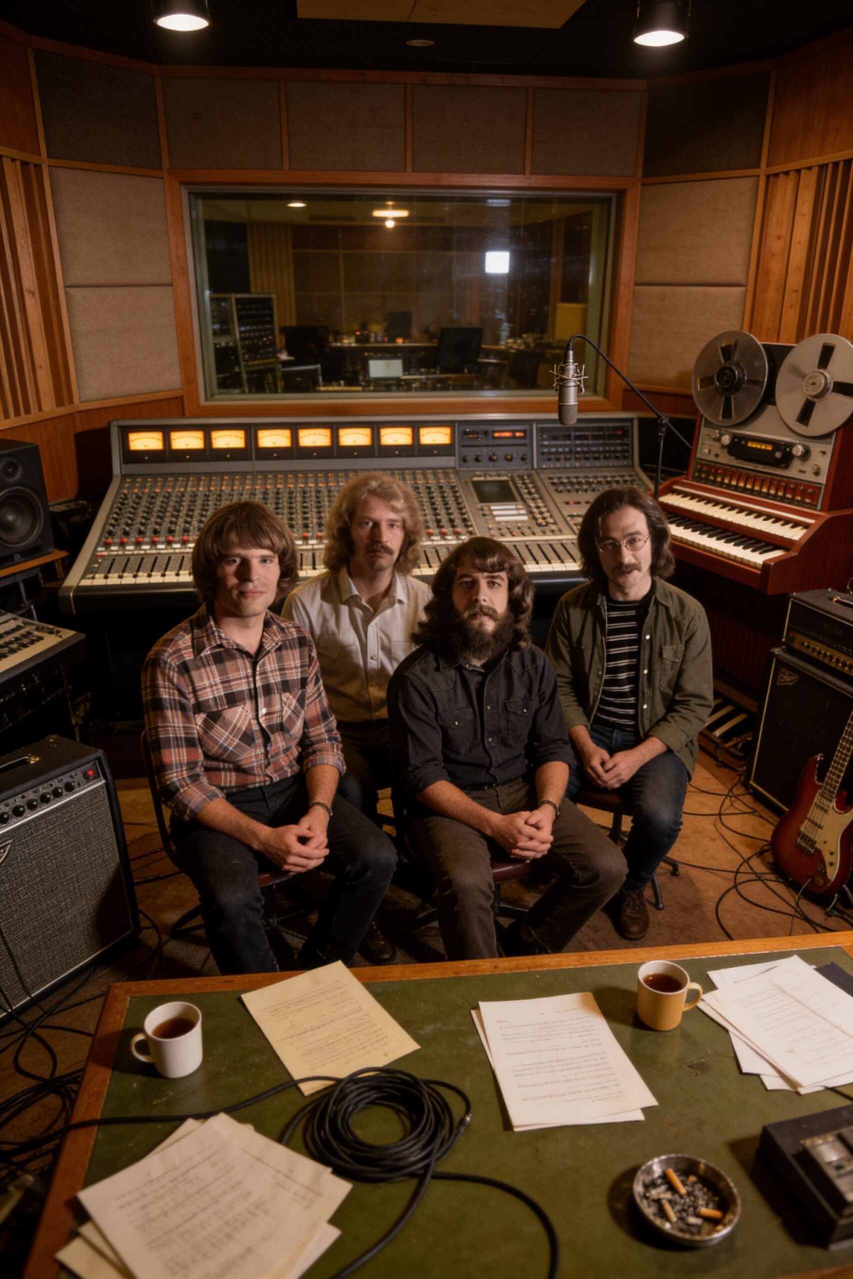 Creedence Clearwater Revival's "Get Down Woman" as an early blues-rock original written by John Fogerty for their 1968 eponymous debut album