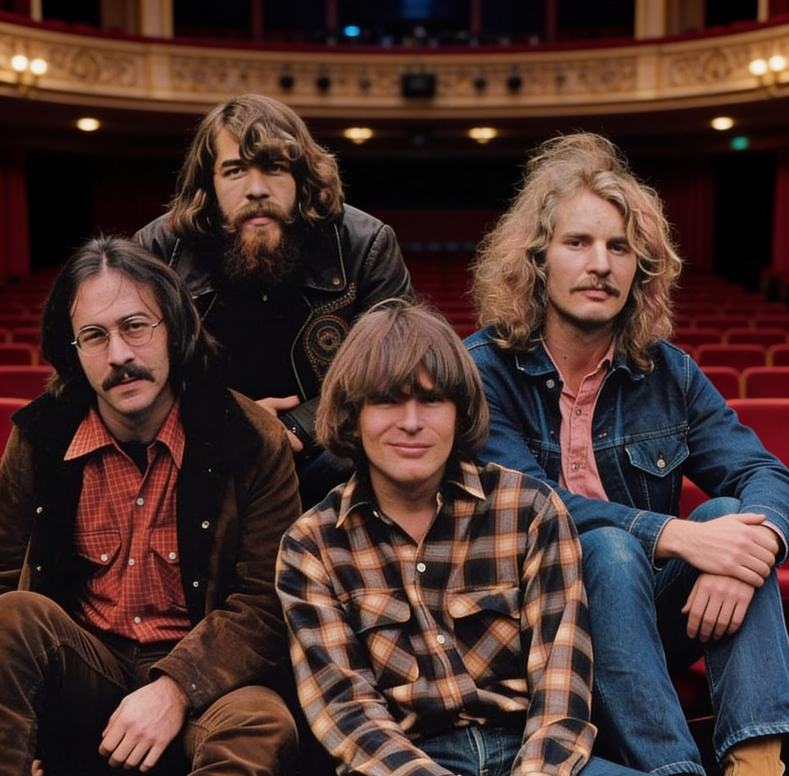 Creedence Clearwater Revival's experimental, six-minute instrumental track "Rude Awakening #2" closing their late 1970 album Pendulum.